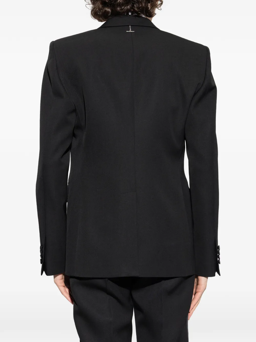Alexander McQueen Blazer met sjaalkraag Zwart