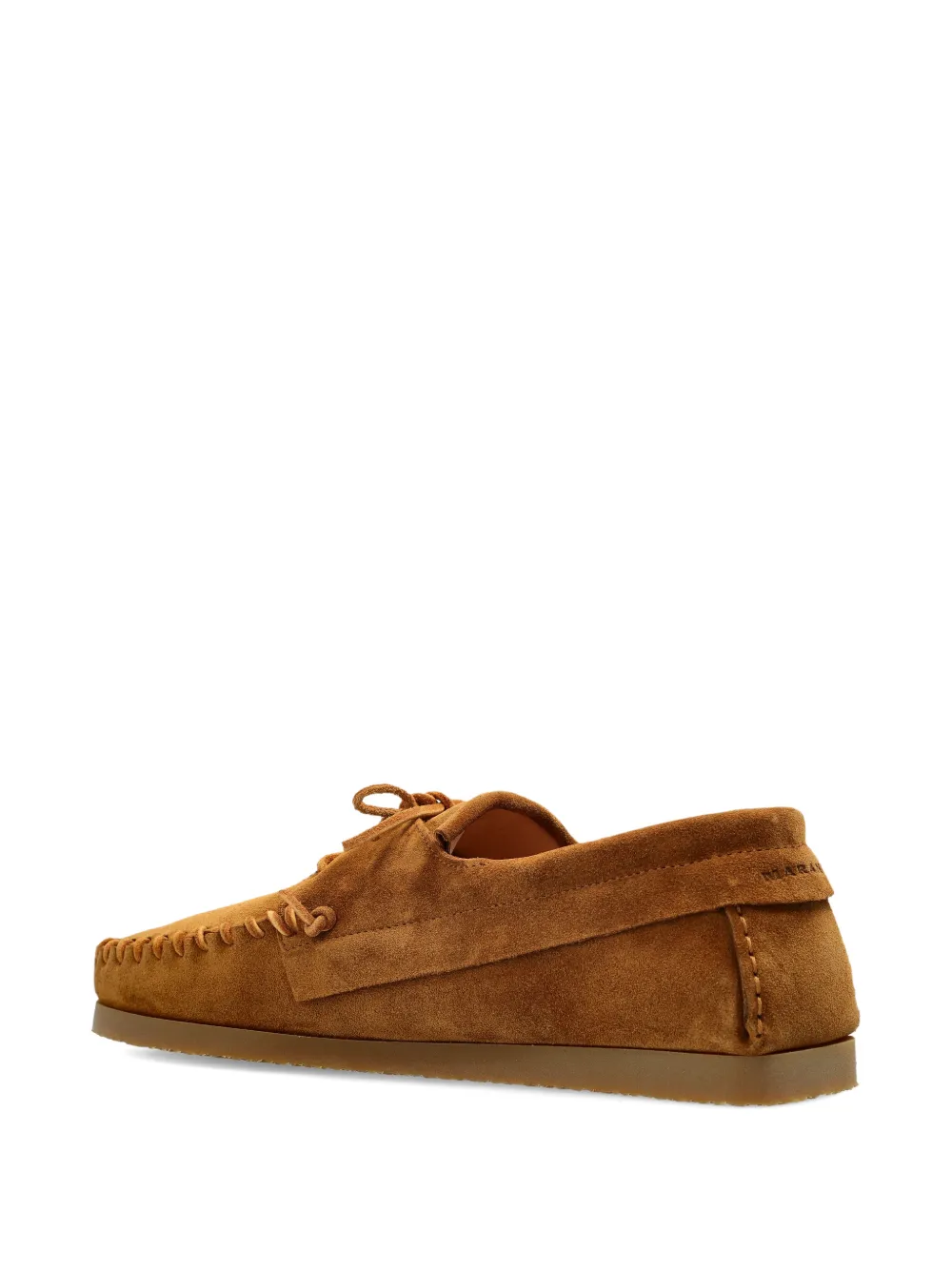 MARANT Fenlis platte derby schoenen Bruin