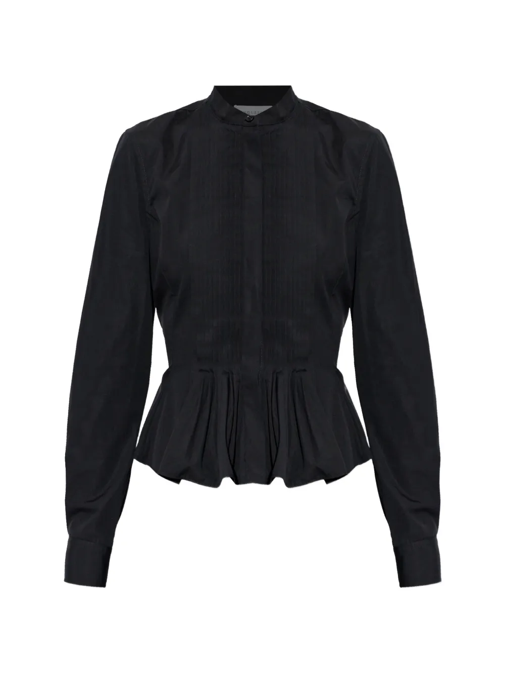 Alexander McQueen pleated shirt - Nero