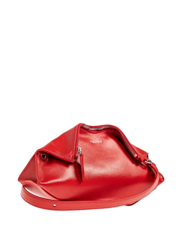 Alexander McQueen Manta zip-top Clutch Bag | Red | FARFETCH