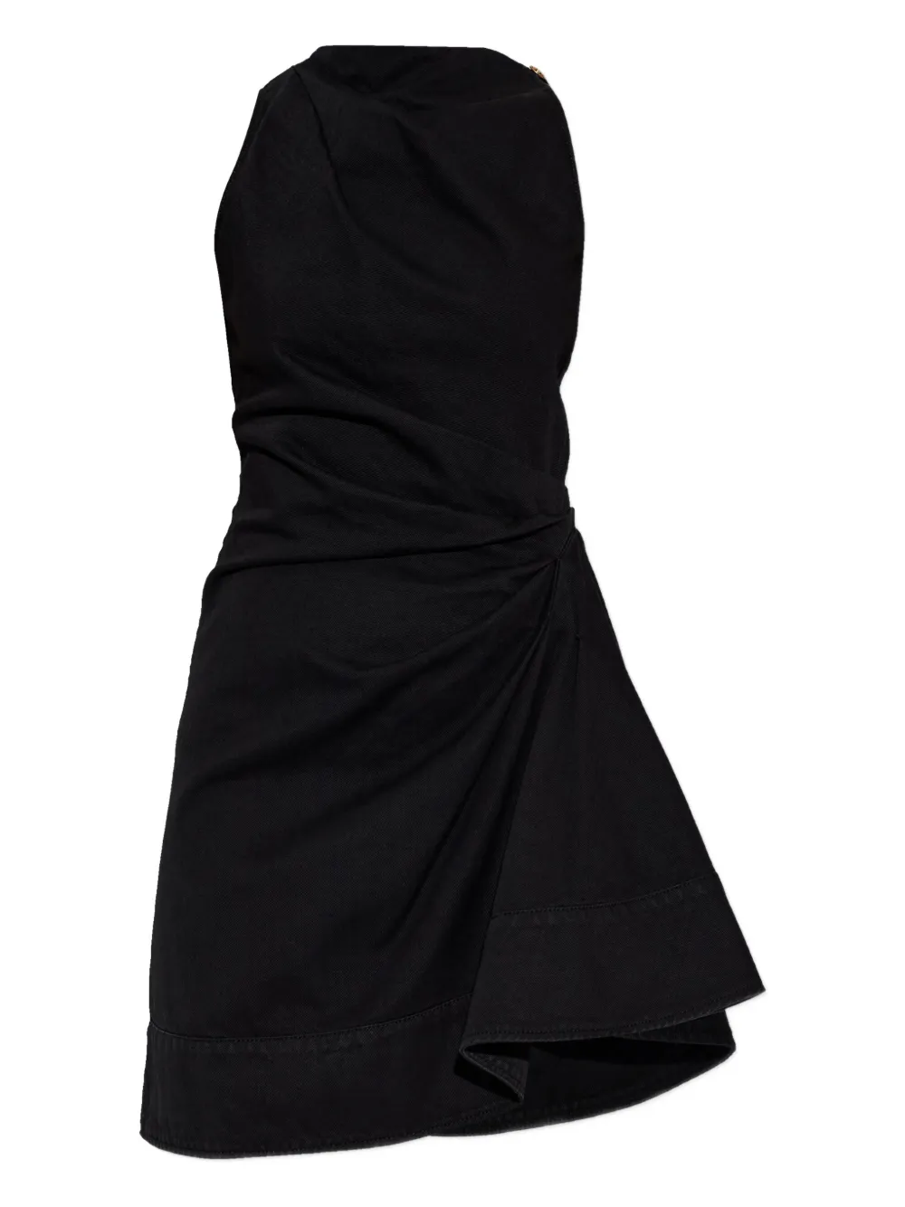 Alexander McQueen twisted sleeveless dress - Nero