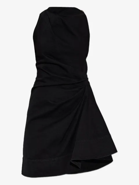 Alexander McQueen vestido sin mangas con diseño retorcido