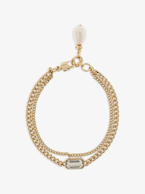 Alexander McQueen pearl-detail bracelet