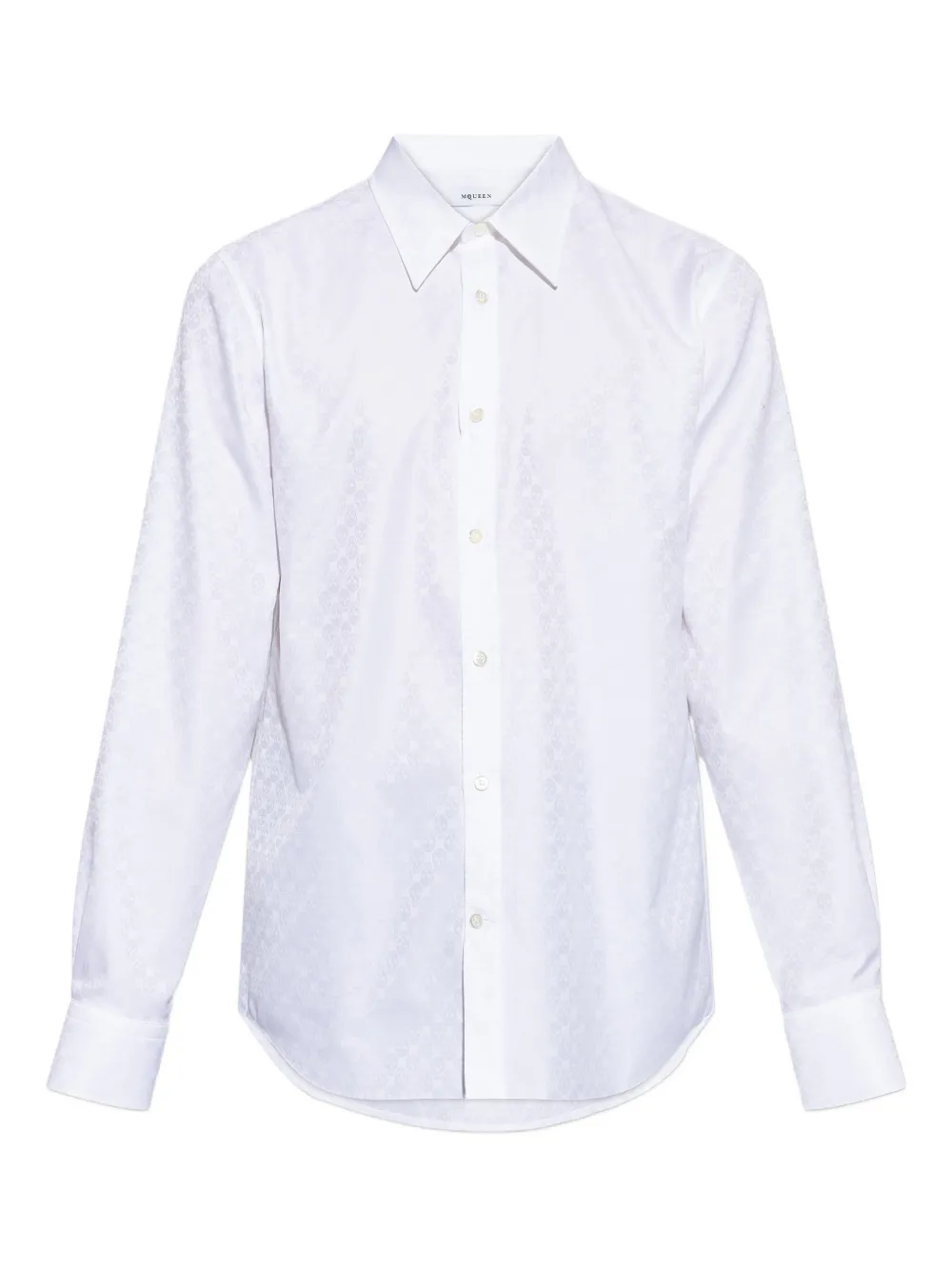Alexander McQueen skull-print shirt - White
