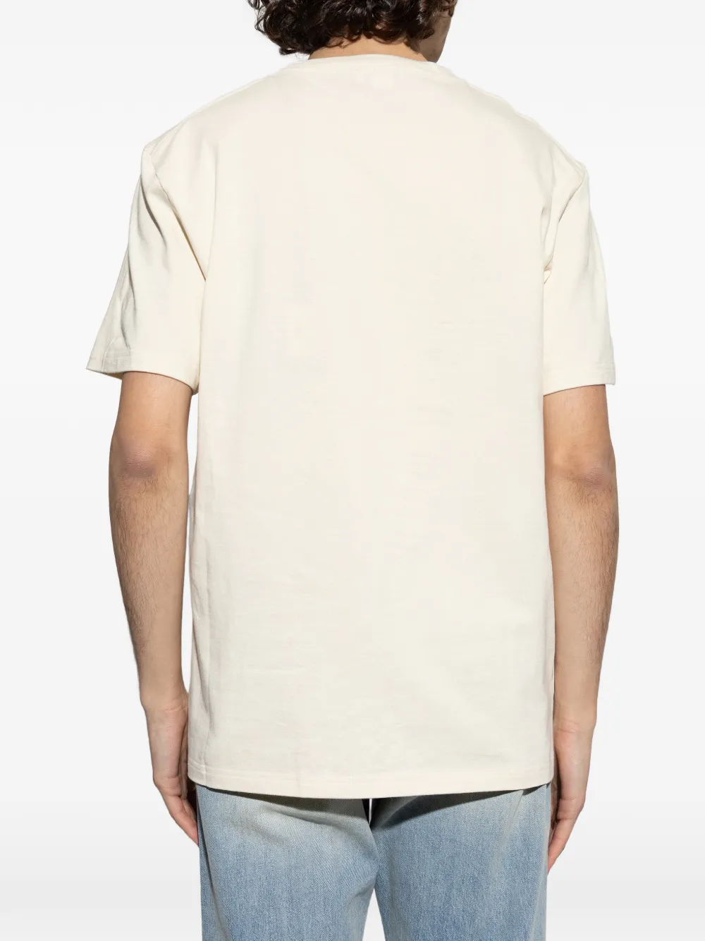 Alexander McQueen T-shirt met logoprint Beige