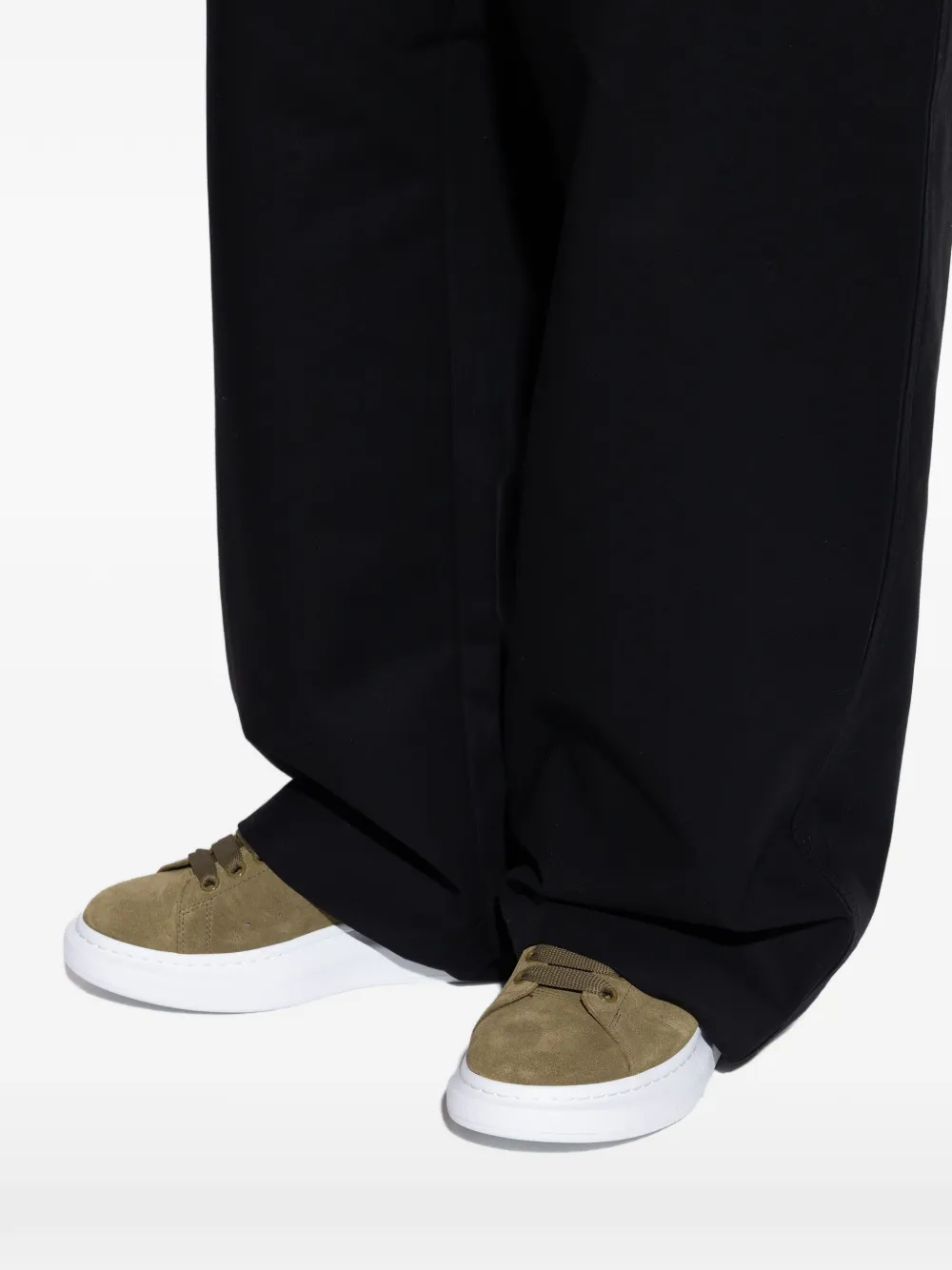 Alexander McQueen Sneakers met logoprint Groen