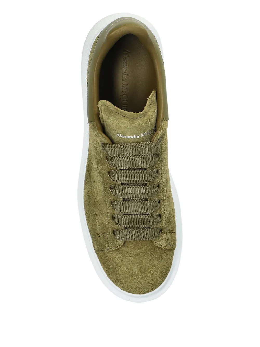 Alexander McQueen Sneakers met logoprint Groen