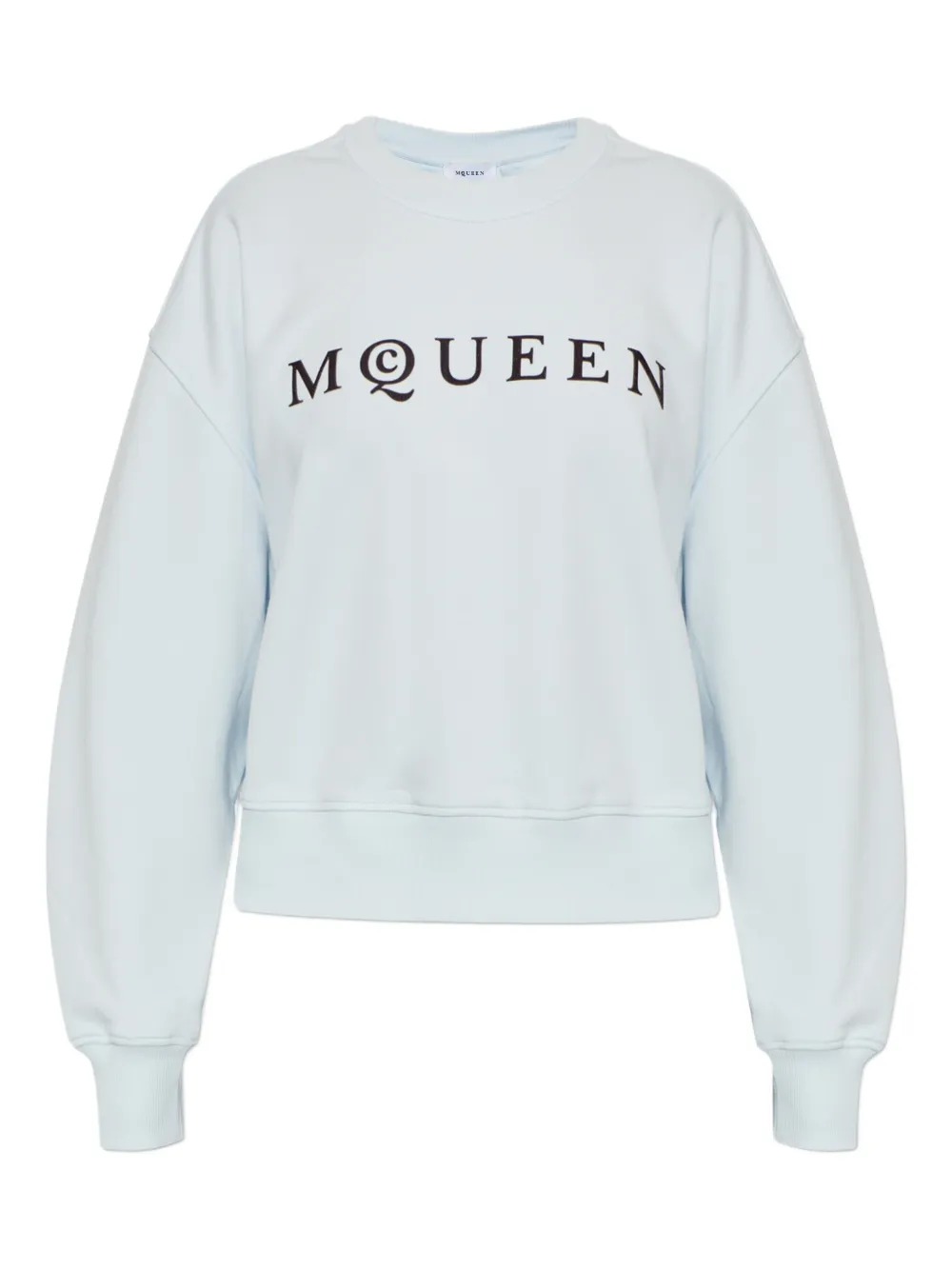 Alexander McQueen logo-print sweatshirt - Blau
