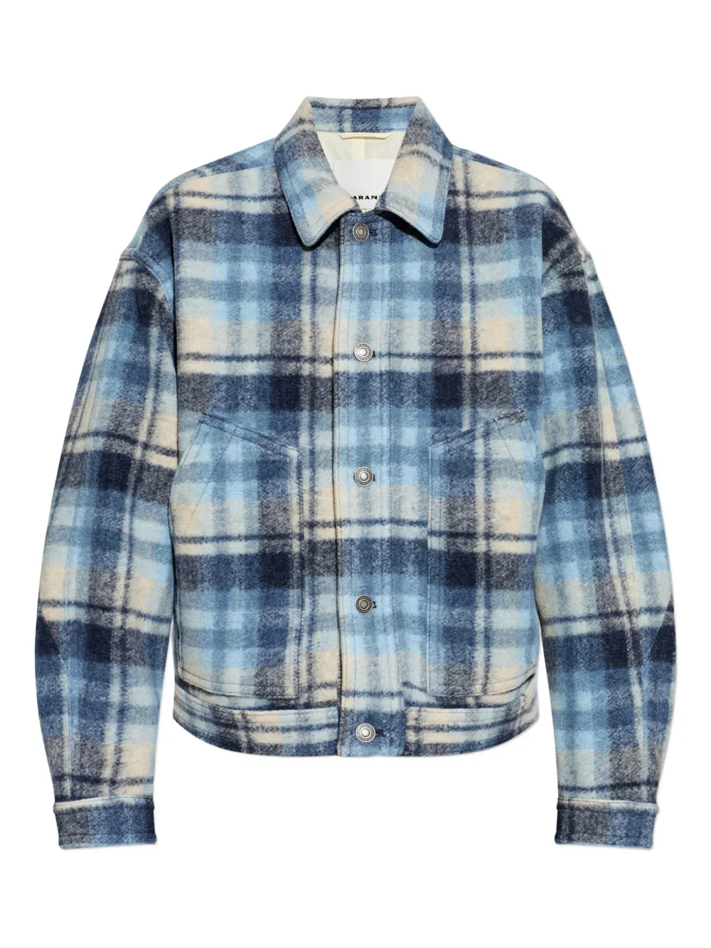 MARANT Forest plaid jacket - Blu