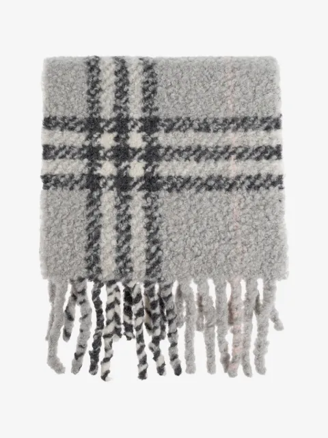 Burberry  foulard bouclé en laine d'alpaga mélangée