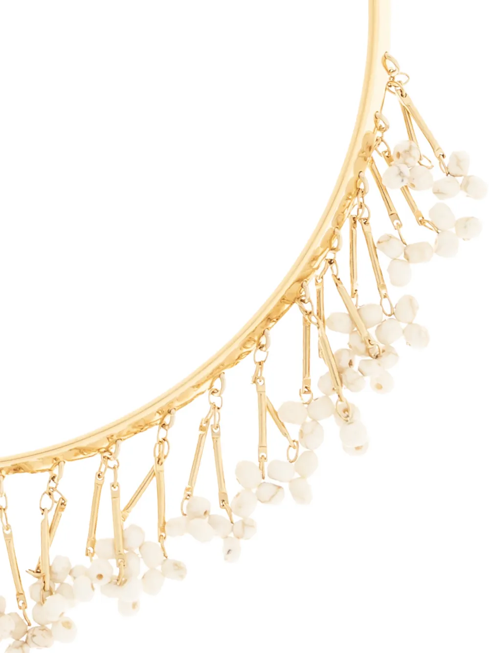  Isabel Marant Beaded Necklace - Gold 