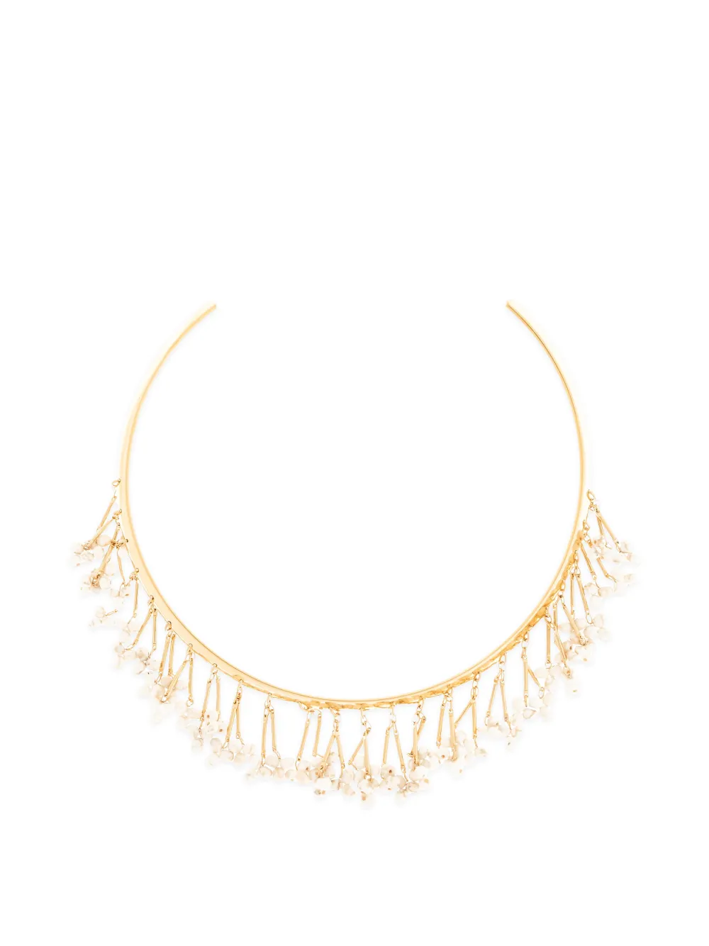 ISABEL MARANT beaded necklace - Oro