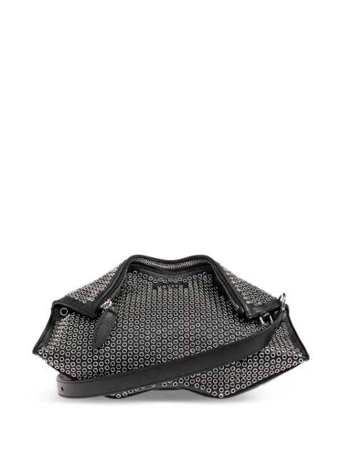 Alexander McQueen Manta studded zip clutch bag