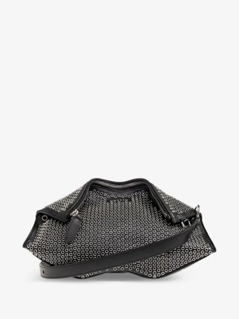 Alexander McQueen Manta studded zip clutch bag