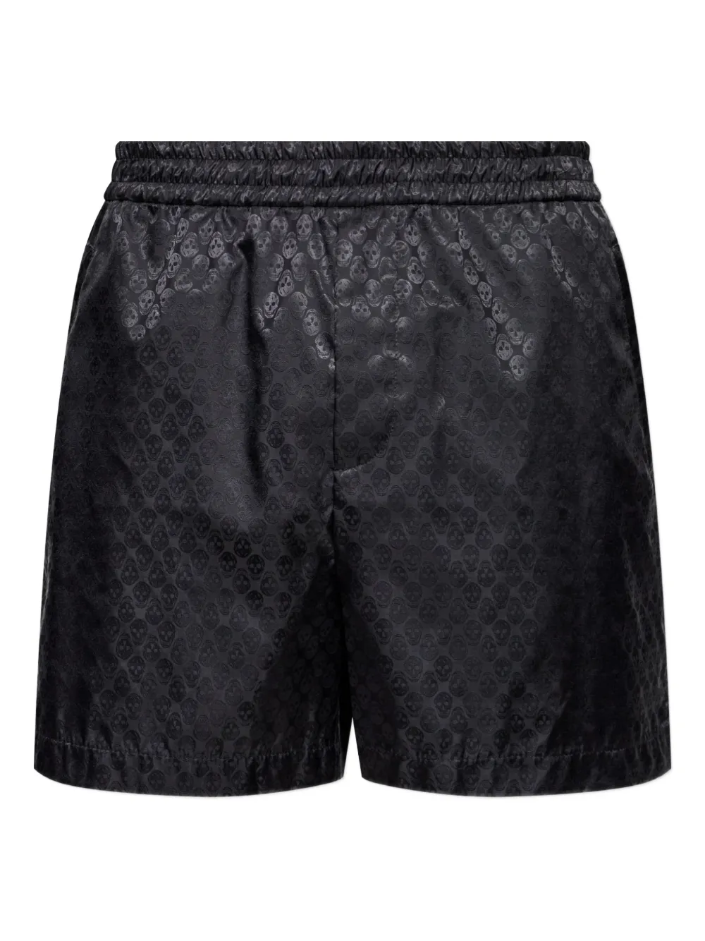 Alexander McQueen skull-patterned shorts - Black