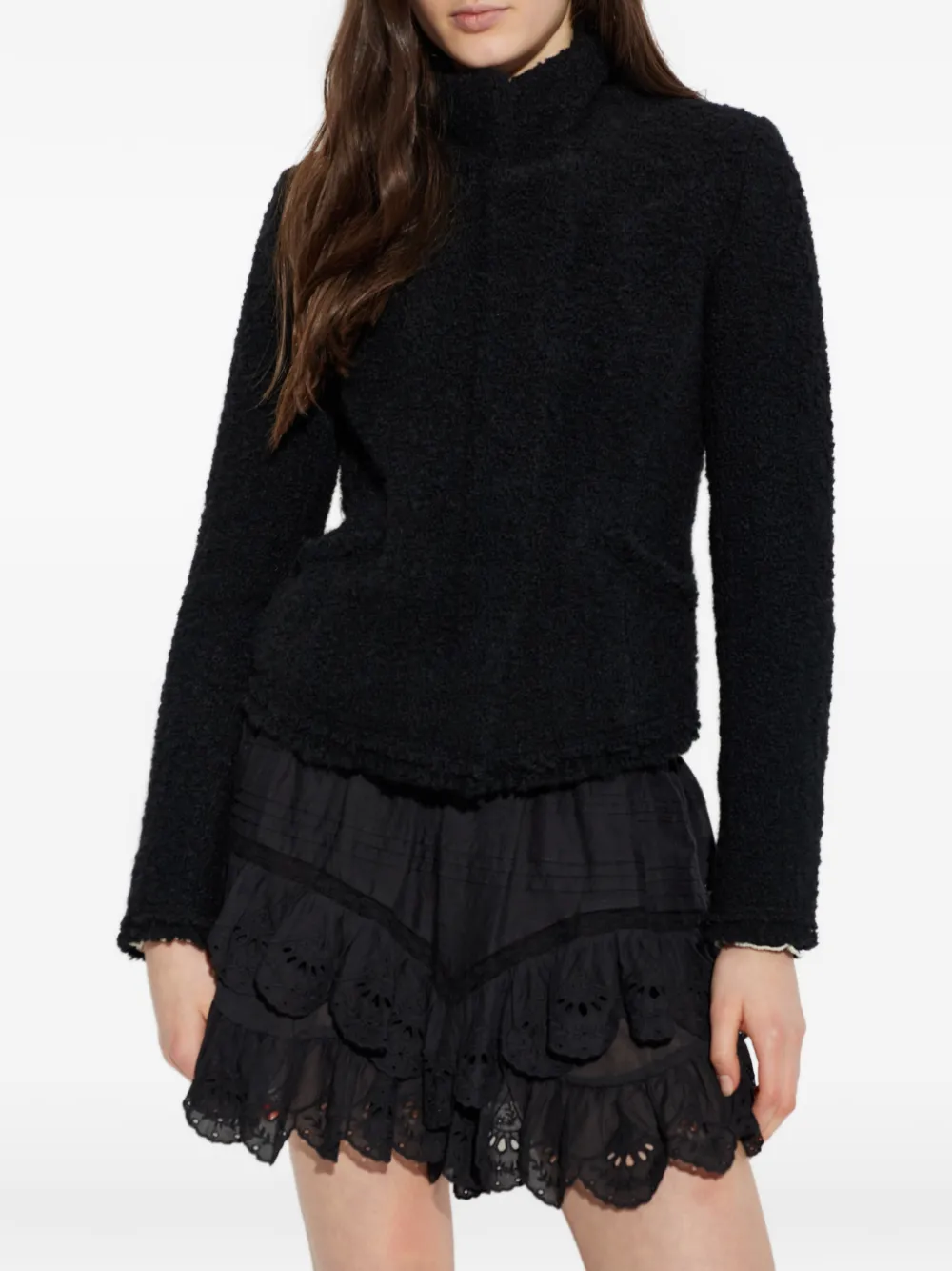  Isabel Marant Textured Jacket - Black 