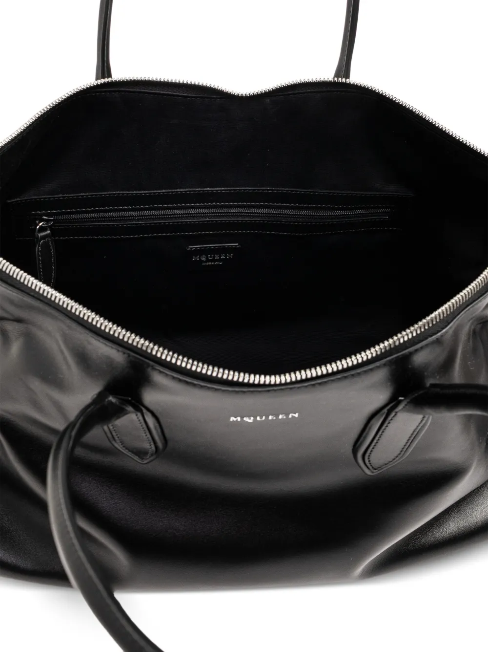Alexander McQueen Maxi Manta Bag in Black, view 5