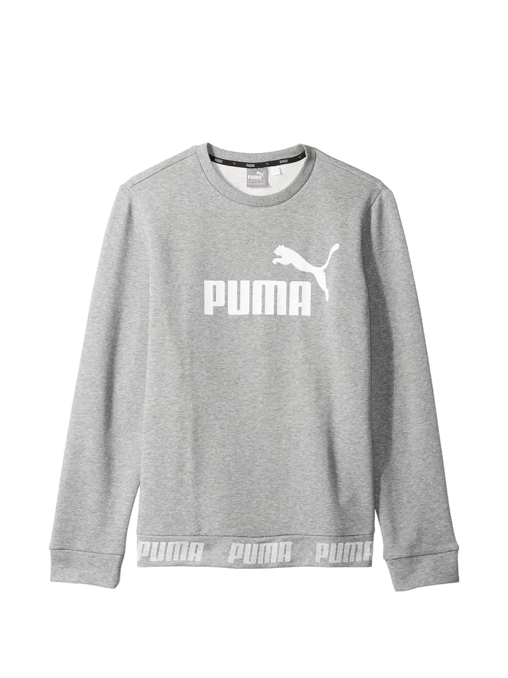 PUMA Felpa Essentials No. 1 girocollo - Grigio