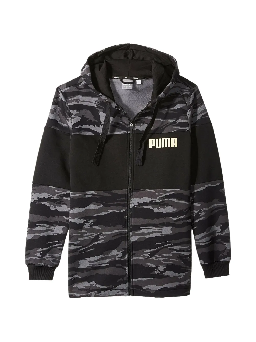 PUMA Felpa con stampa camouflage - Grigio