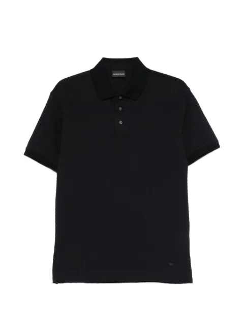 Emporio Armani playera tipo polo texturizada