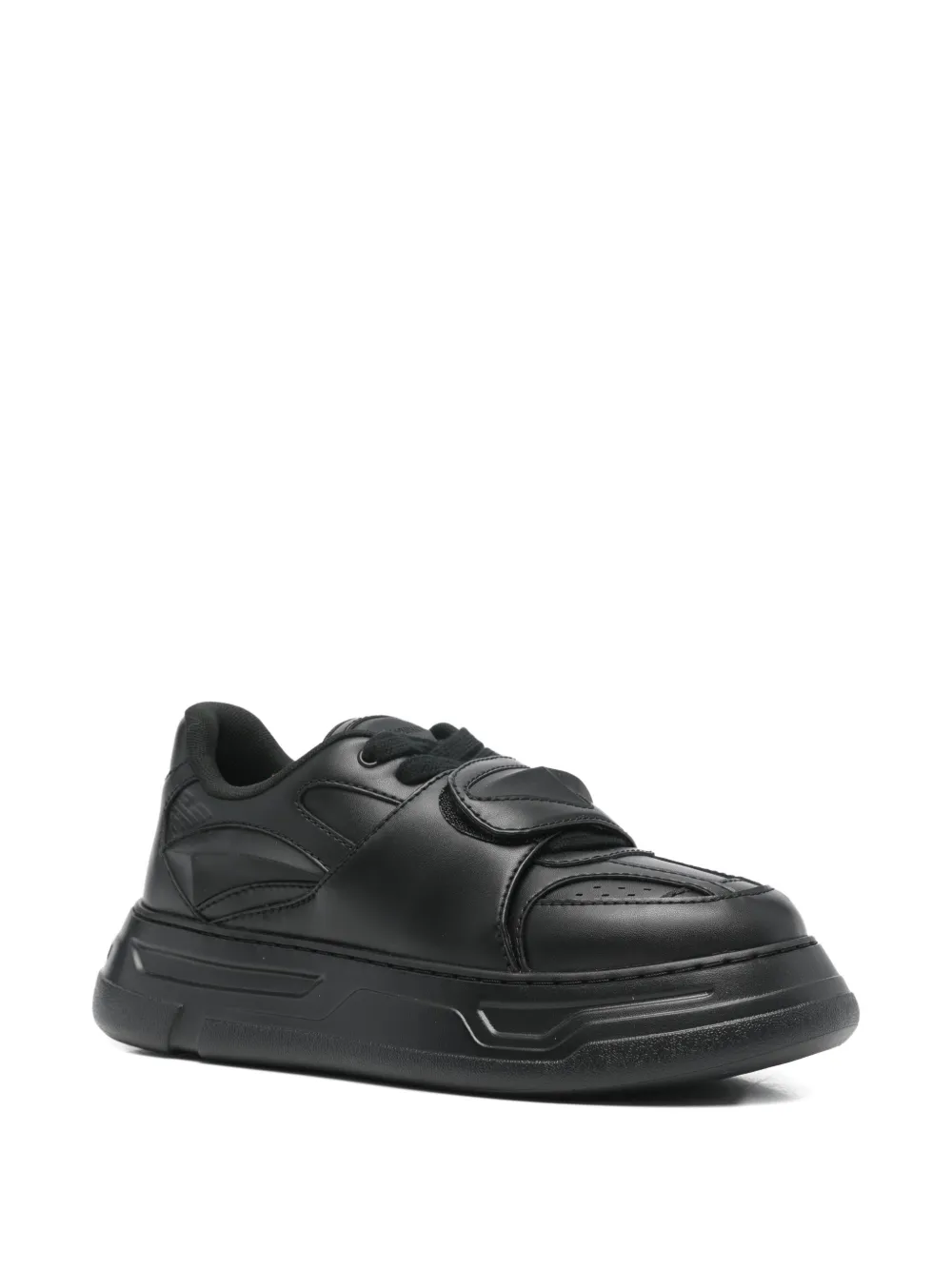 Emporio Armani strap trainers Zwart