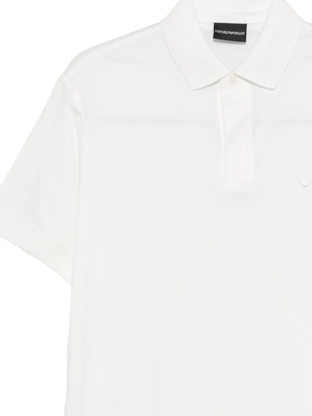Emporio Armani Poloshirt met korte mouwen Wit