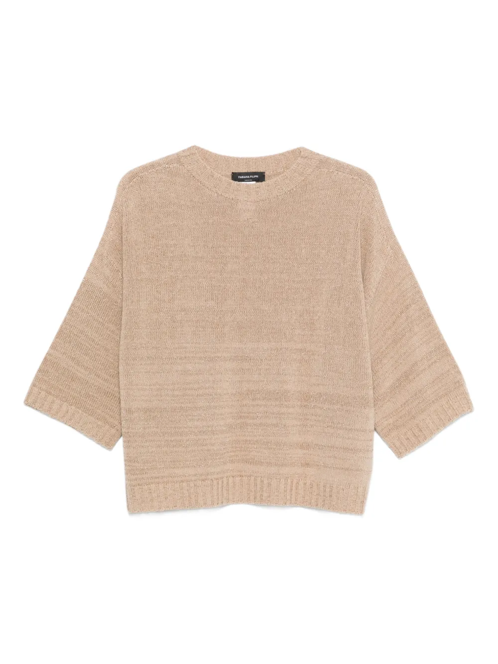 Fabiana Filippi lurex sweater - Toni neutri