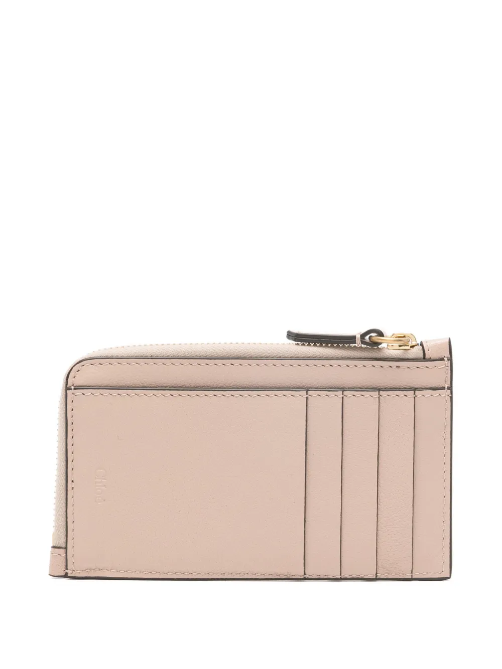 Chlo&eacute; small Paddington leather wallet - Roze