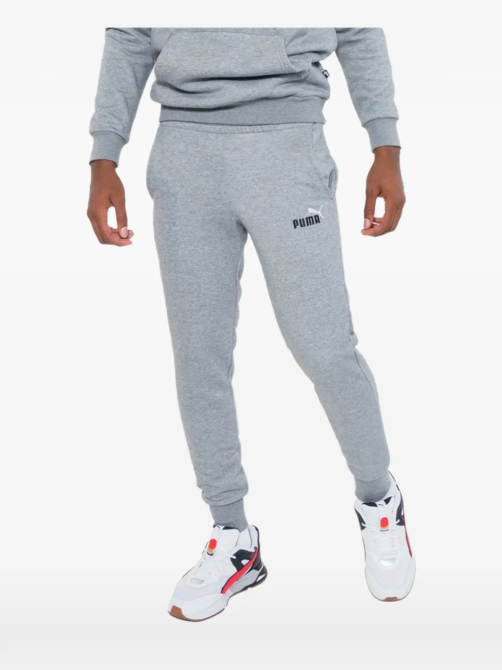 PUMA Pantaloni sportivi Essential con ricamo - Grigio