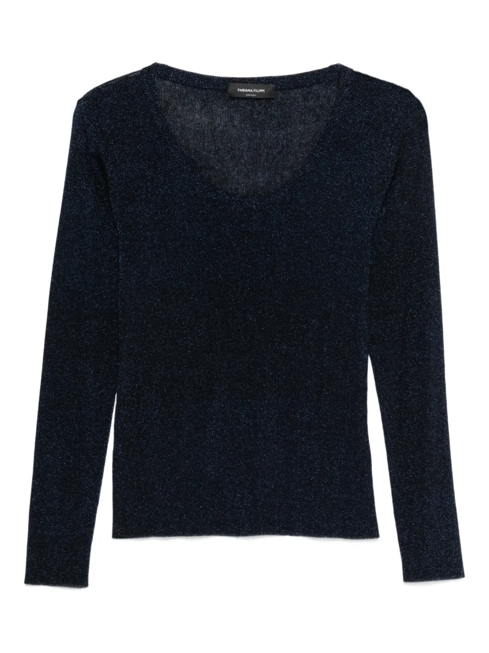 Fabiana Filippi long-sleeve top - Blu