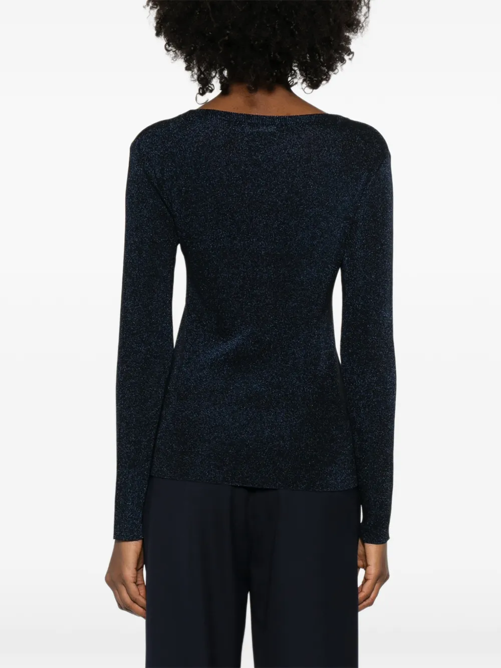 Fabiana Filippi Top met lange mouwen Blauw