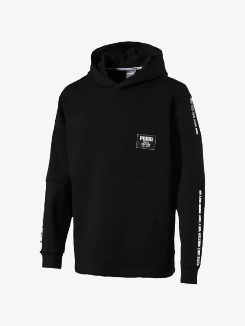 PUMA Rebel Block patch to the front hoodie
