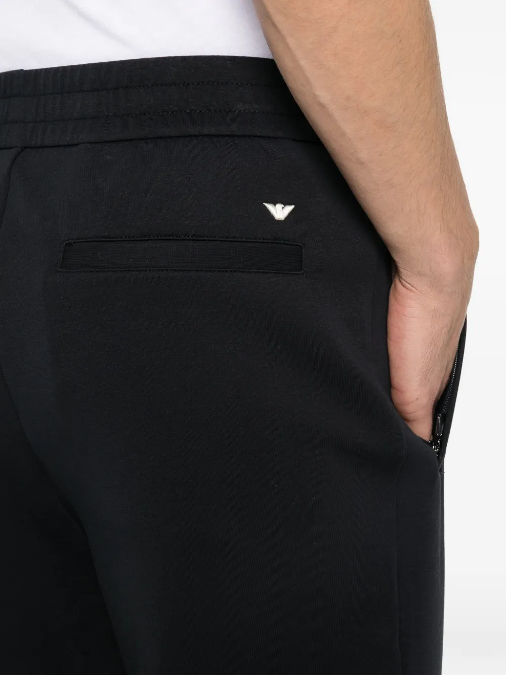 Emporio Armani Trainingsbroek met zijzak Zwart