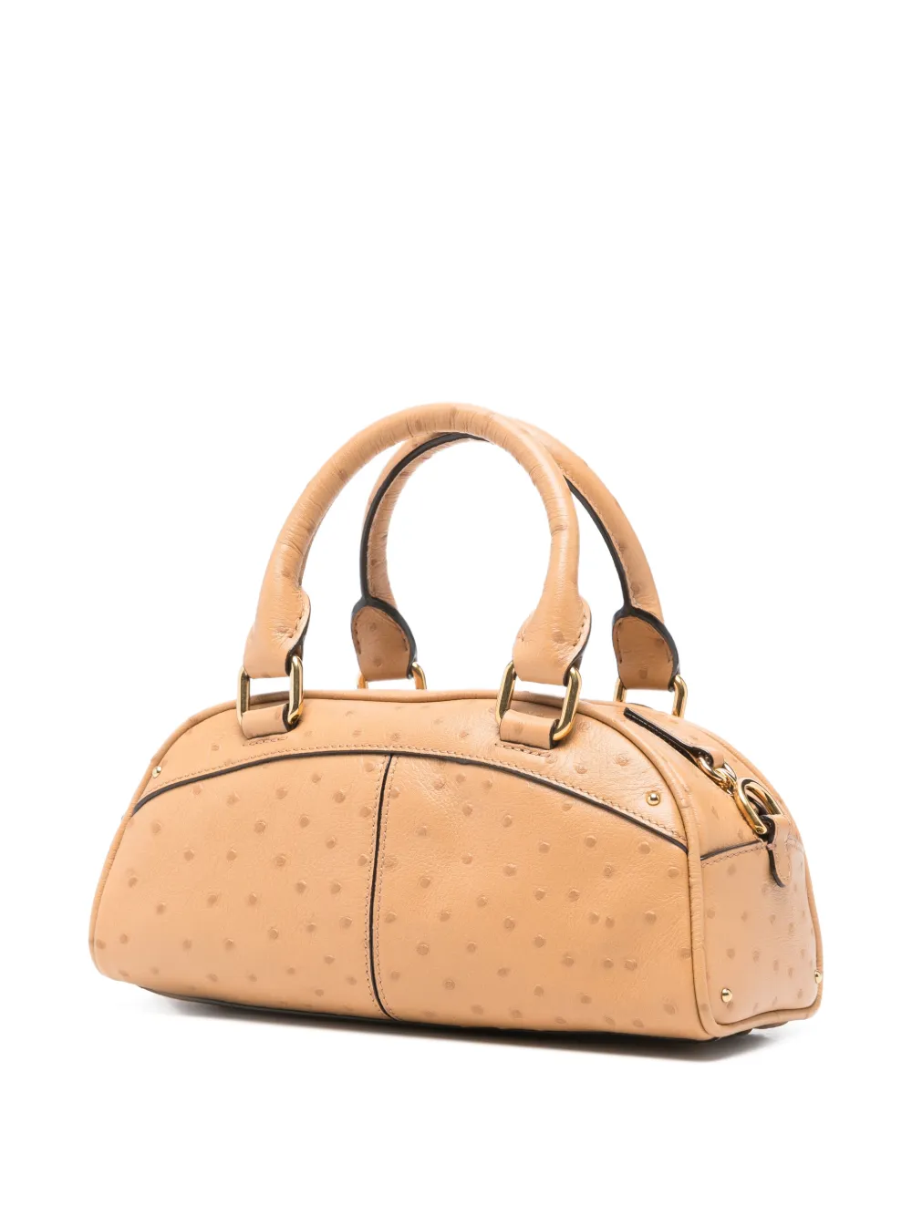  Chloé Mini Bowling Charm Tote Bag - Neutrals 
