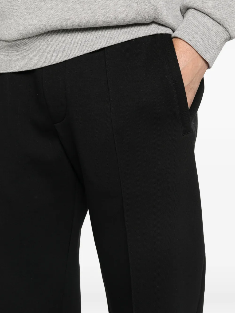 Emporio Armani Trainingsbroek met afwerking Zwart