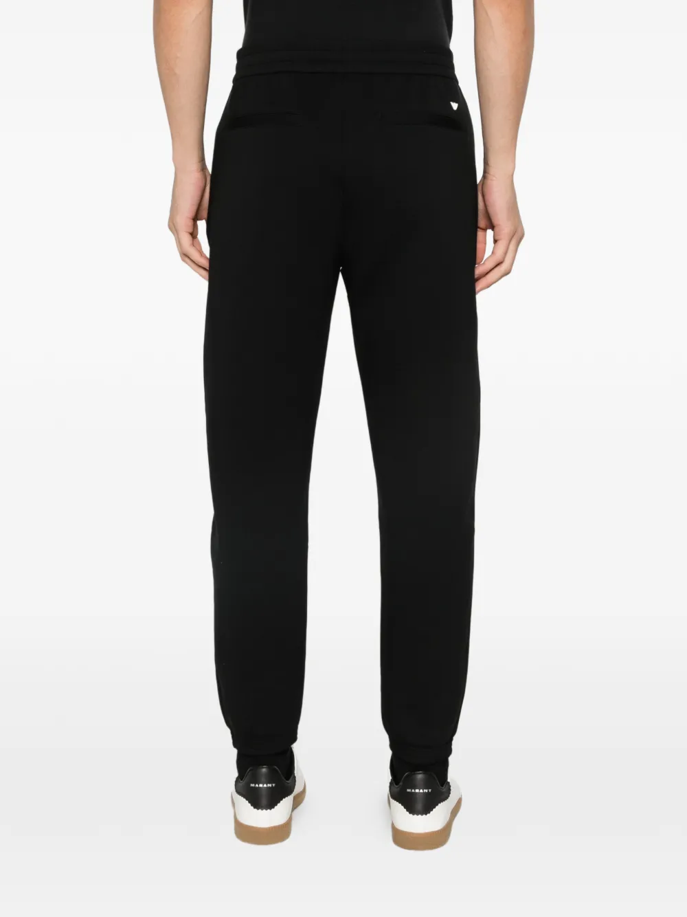 Emporio Armani Trainingsbroek met afwerking Zwart