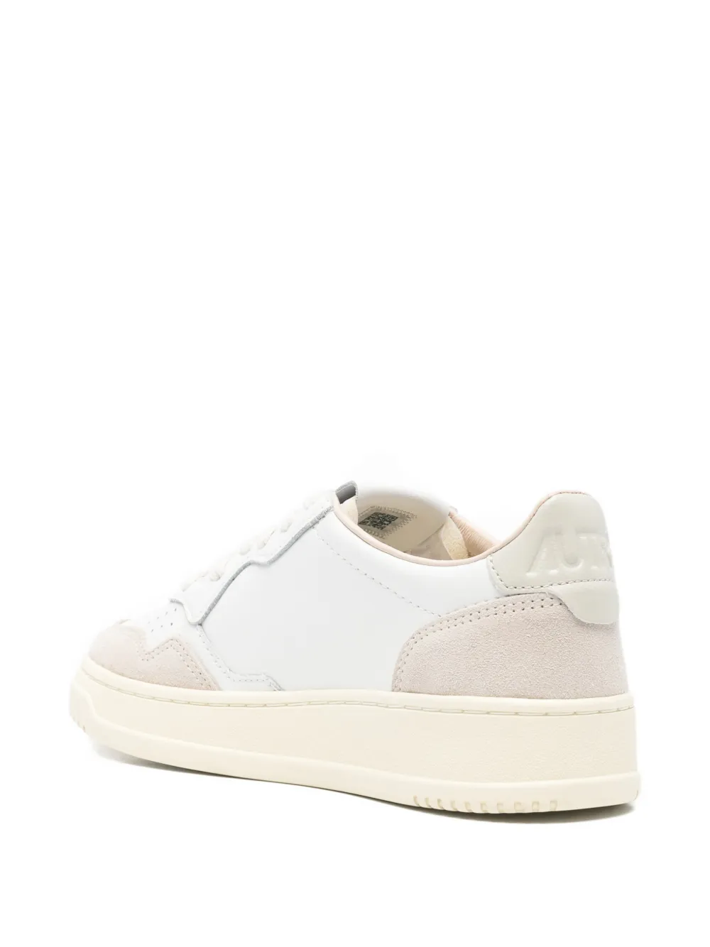 Autry Medalist geperforeerde sneakers Beige