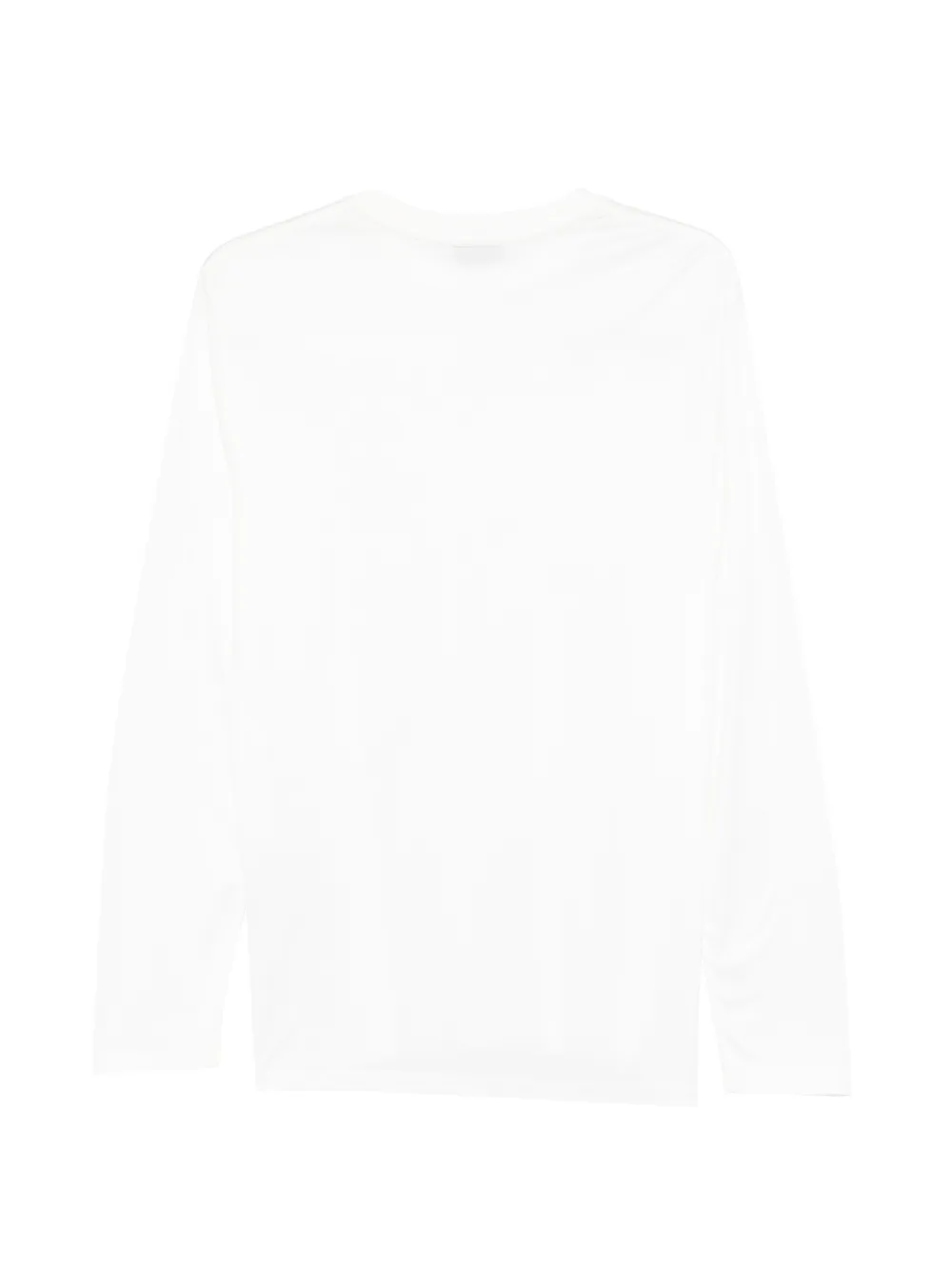 Emporio Armani T-shirt met logo en lange mouwen Wit