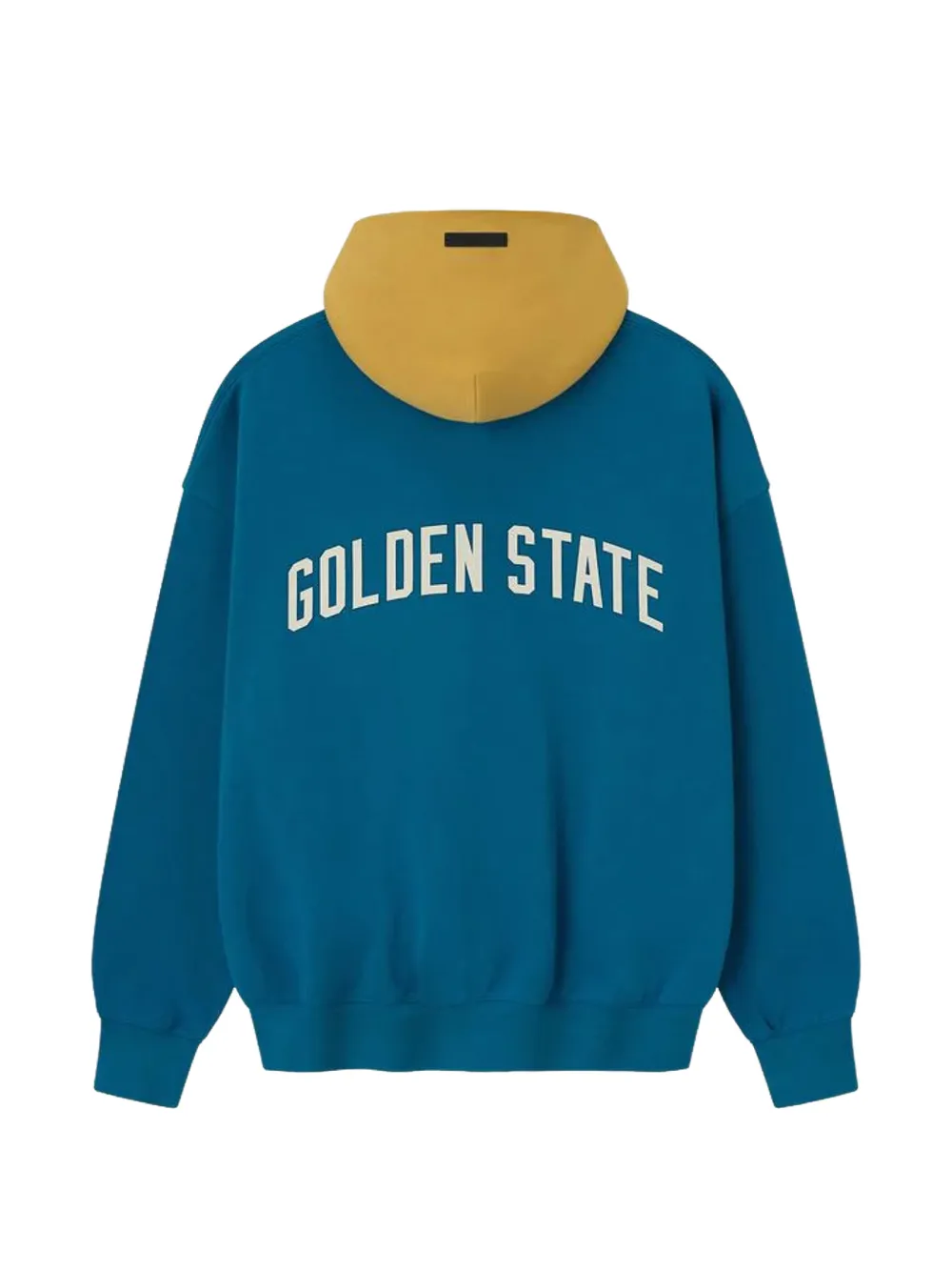 FEAR OF GOD ESSENTIALS x NBA Golden State Warriors hoodie met colourblocking Blauw