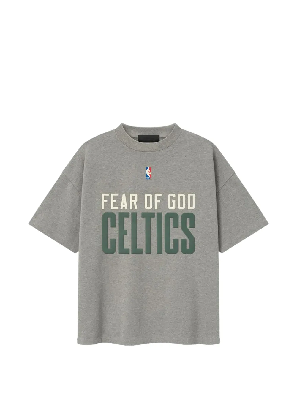 FEAR OF GOD ESSENTIALS Celtics 90's Tee "Concrete Heather" - Grigio