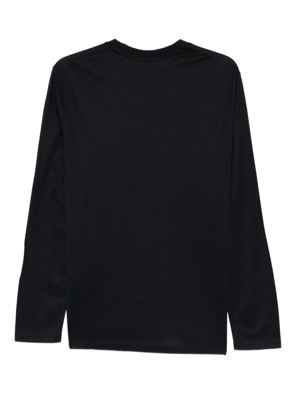 Emporio Armani Logo long-sleeve T-shirt | Blue | FARFETCH