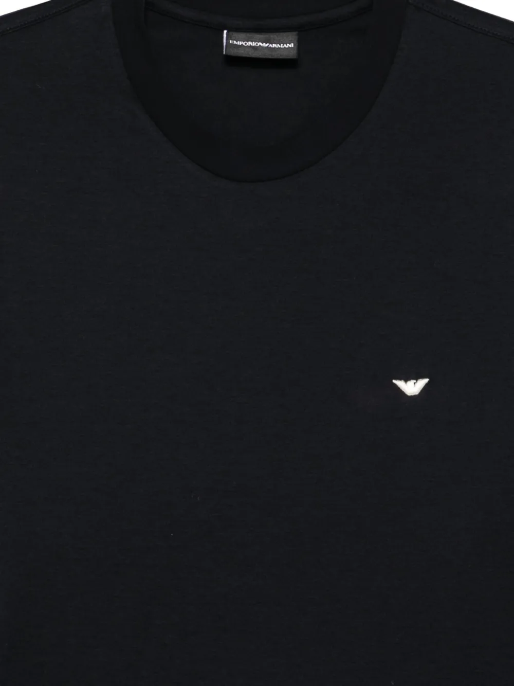 Emporio Armani T-shirt met lange mouwen en logo Blauw