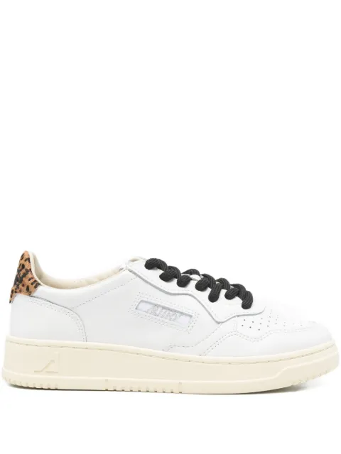 Autry Medalist leopard-print lace-up sneakers