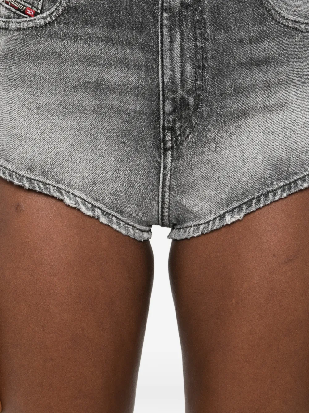 Diesel Gerafelde shorts Grijs