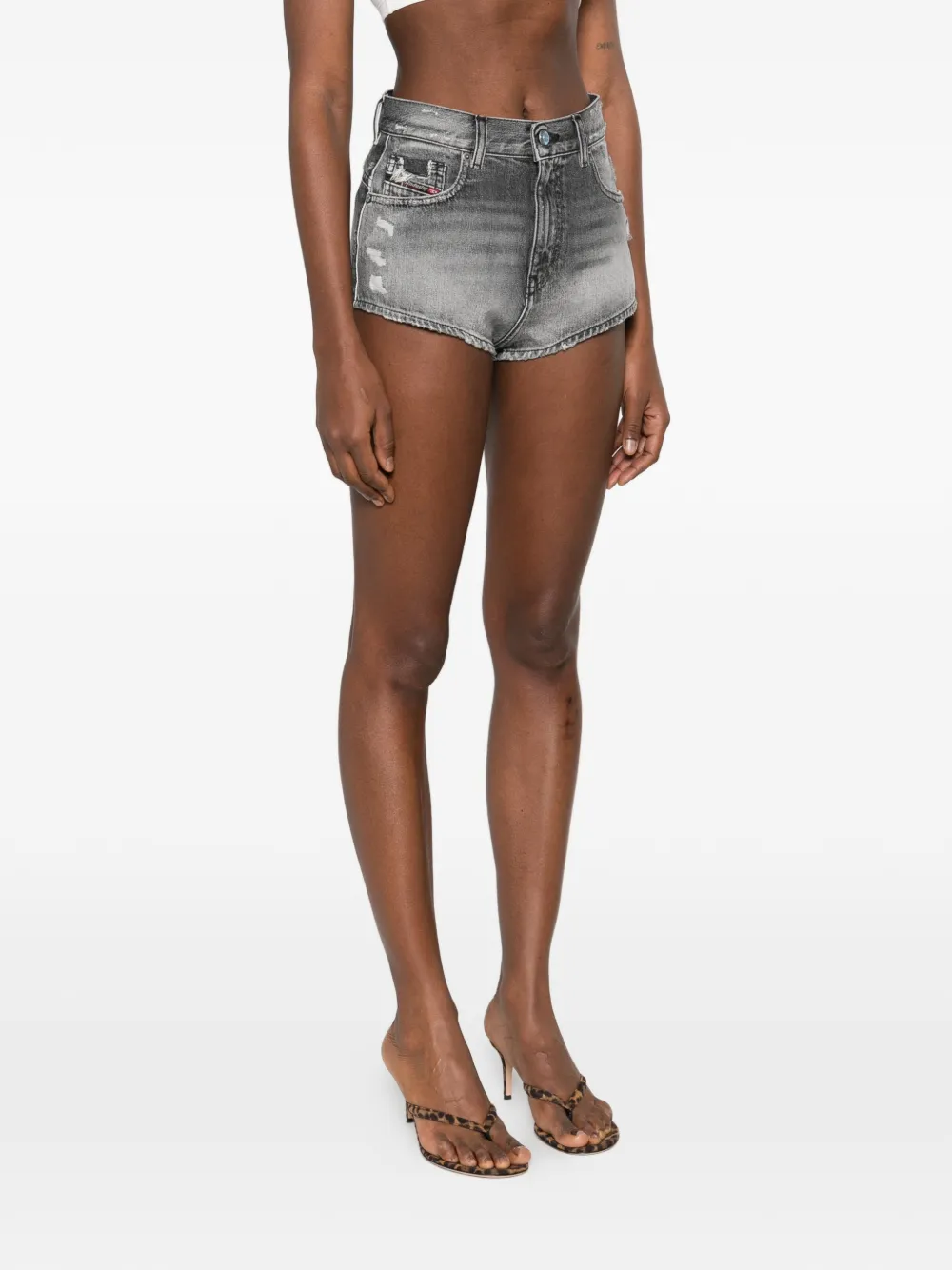  Diesel Distressed Short - Grey 