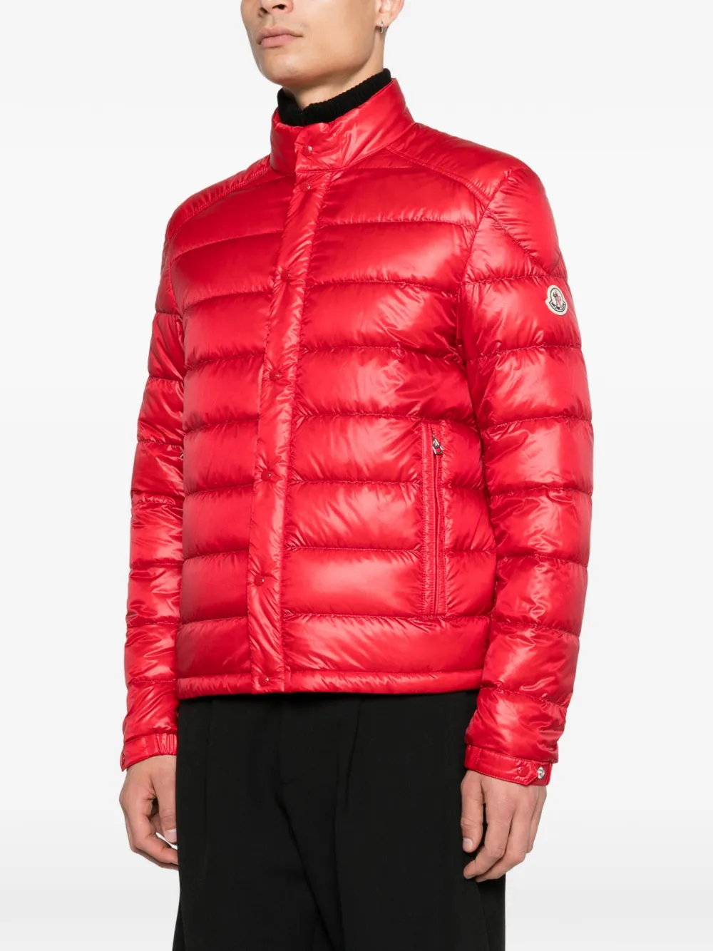Moncler Selves gewatteerd jack Rood