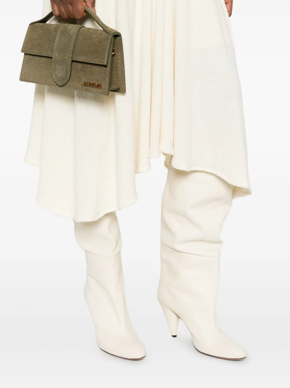 Jacquemus Bambino shopper met handvat Groen