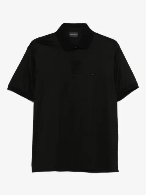 Emporio Armani 블랙 폴로 셔츠