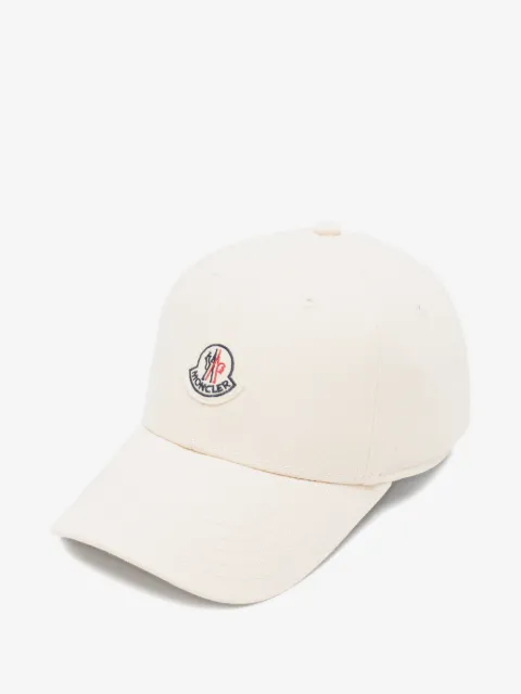 Moncler logo-patch cotton baseball cap