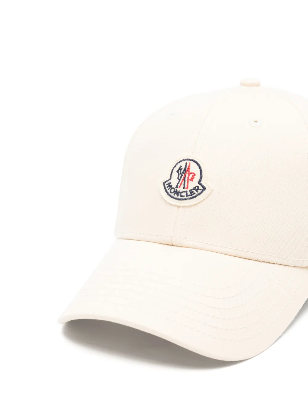  Moncler Logo-patch Baseball Cap - Neutrals 